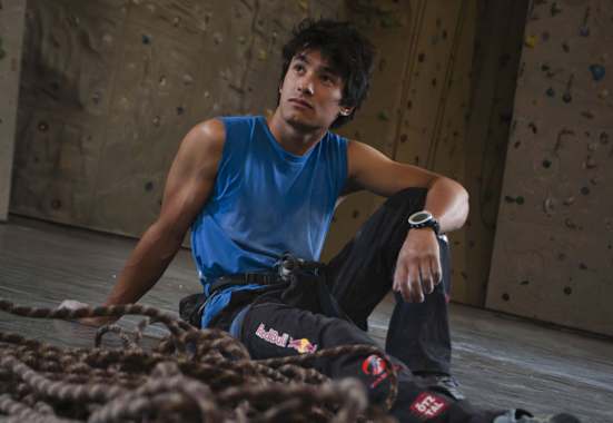 David Lama bei den IFSC Climbing European Championships 2010