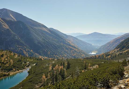 Die Steirische Krakau und ihre von Seen durchzogene Landschaft: Im Bild der Untere Wildenkarsee