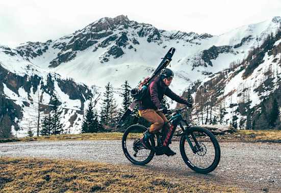 E-Bike to Ski
