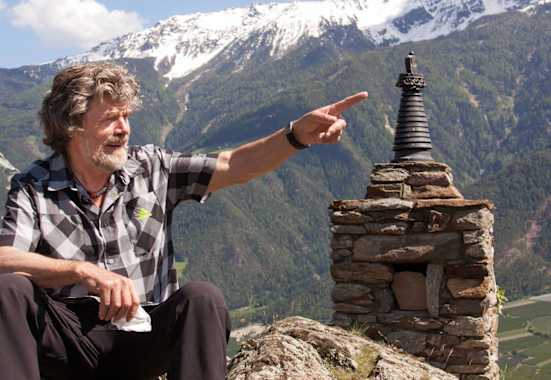 Reinhold Messner im Himalaya