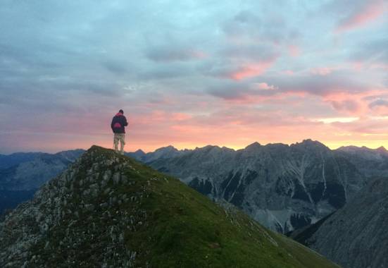 Die Nordkette am Morgen