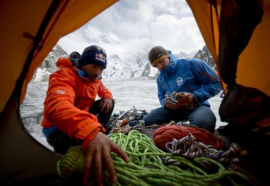 David Lama und Peter Ortner