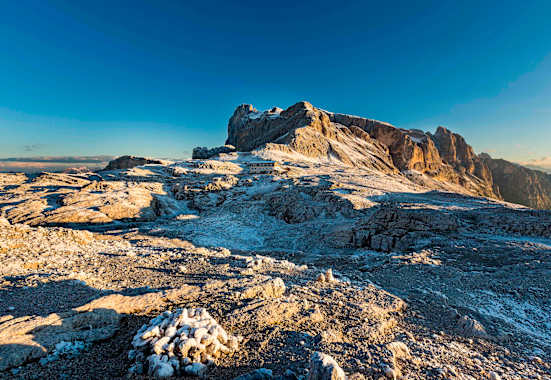 Rifugio Rosetta in der Pala Gruppe