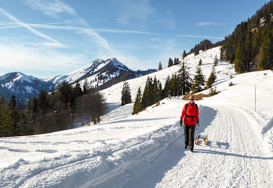 Rodeln in Oberaudorf
