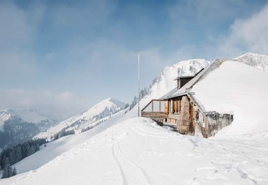 Winteridylle auf der Grubenberghütte