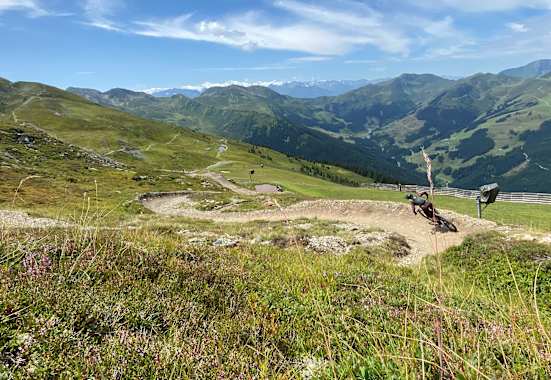 Hacklberg-Trail in Saalbach Hinterglemm im Radfahrer