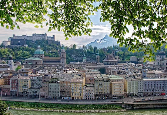 Die Berge vor der Haustür: Blick von Salzburg Richtung Bayern