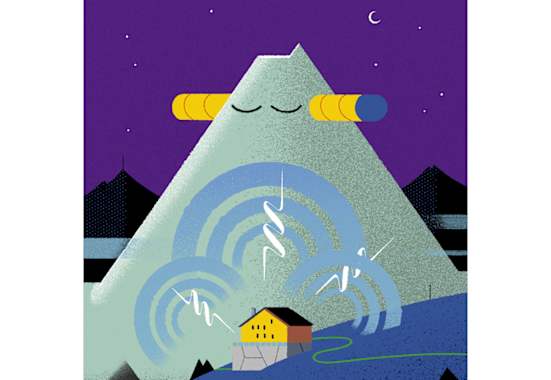 Schnarchen in der Hütte 