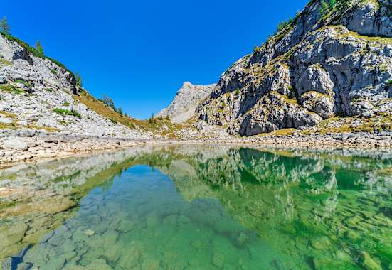 Der Seeleinsee im bayerischen Hagenbirge