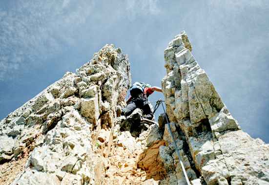 Selbhorn-Klettersteig Rote Rinne