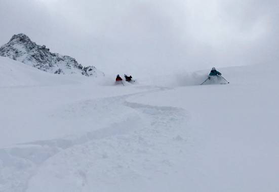 „Pistentour“ aufs Hoadl in der Axamer Lizum in Nordtirol