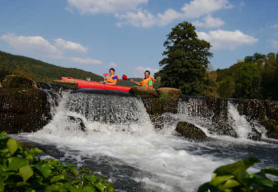 Kanutour auf der Wiesent