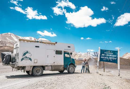 Akela Camping-Lastwagen Zentralasien