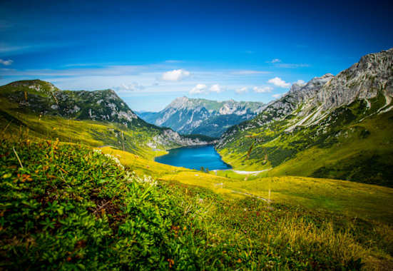 Der größte See der Ostalpen: der Tappenkarsee (1.762 m) in den Radstädter Tauern
