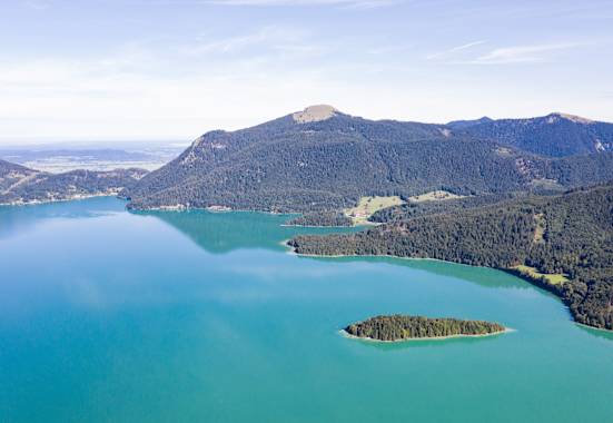 Blick auf den Walchensee