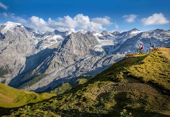 Im Angesicht des Ortlers auf der TransAlp