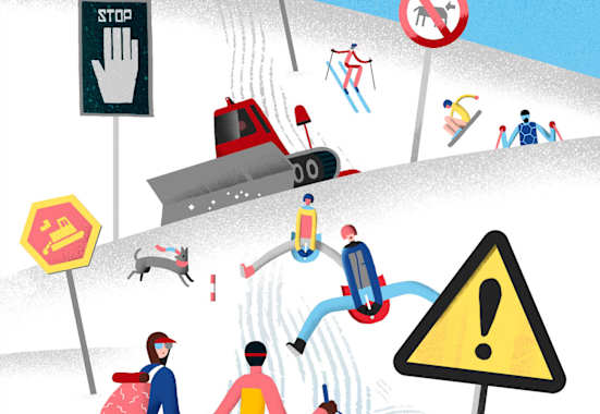 Skipiste Pistentouren