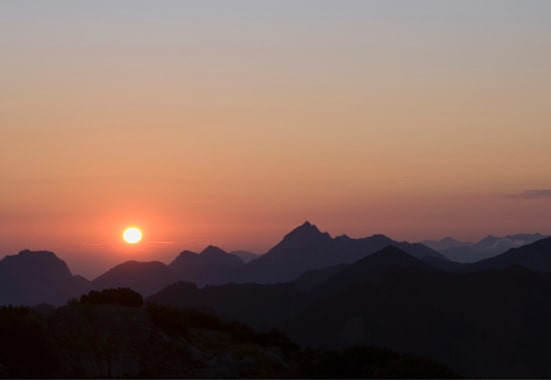 Sonnenaufgang vom Wallberg
