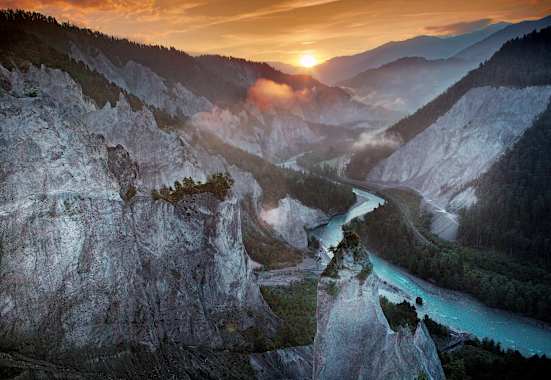 Rheinschlucht Ruinaulta Flims