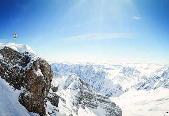 Bergsteiger Zugspitze Bayern