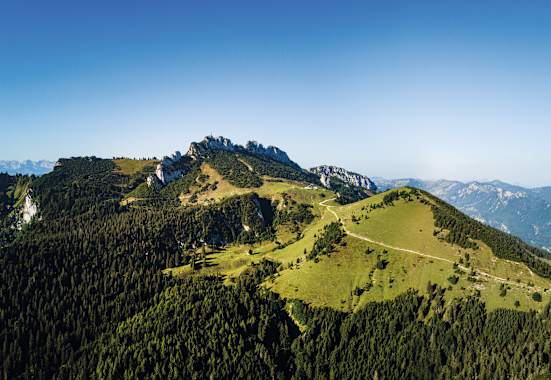 Berglandschaft Bergader Privatkäserei