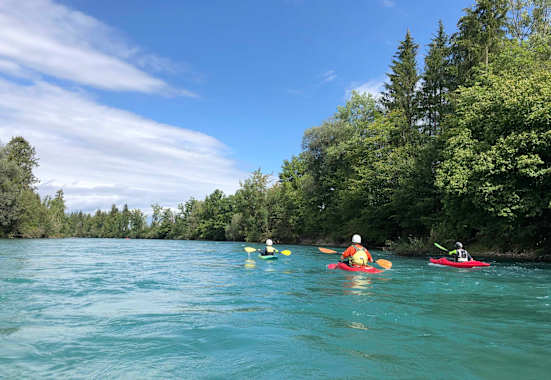 Kanutour auf der Aare