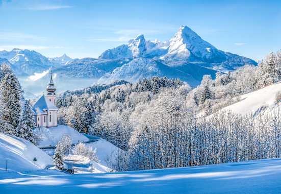 Wandern im Winter Bayern
