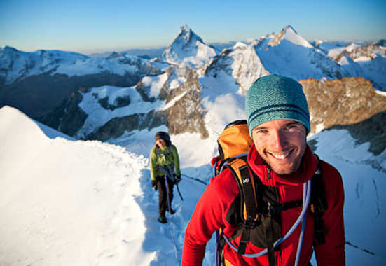 Bergführer Alberto De Giuli auf Tour