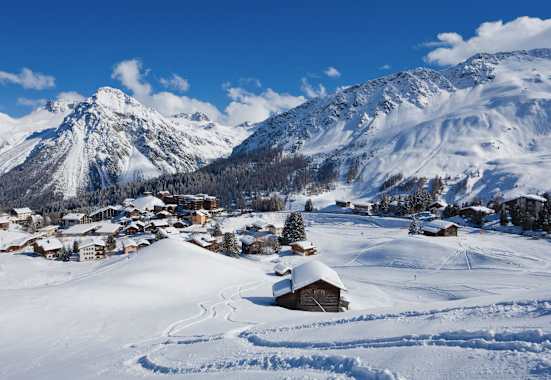 Arosa im Winter: Plessur-Alpen
