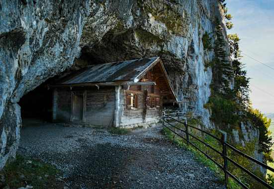 Die Bärenhöhle am Alpstein im Kanton Appenzell-Innerrhoden