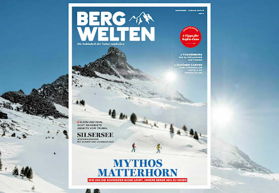 Cover des Bergwelten Magazins (Winter 2017/18)