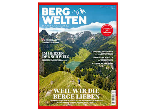 Cover: Bergwelten Schweiz (Frühjahr/Sommer 2017)