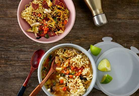 Bergwelten Rezept Instant-Nudelsuppe