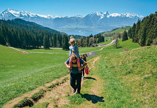 Aufstieg von Heiligenschwendi zur Passhöhe Wolfsgruebe