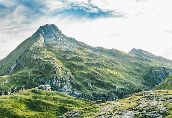 Wandern in der Greina-Hochebene, Terrihütte