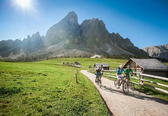Biker am Würzjoch in Südtirol