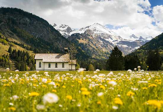 Birgsau am Talschluss des Stillachtales