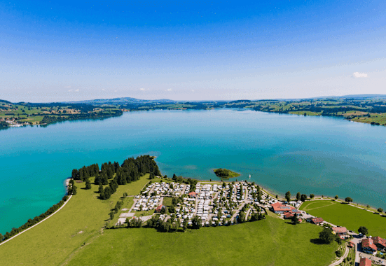 Campingurlaub an malerischen Plätzen wie dem Campingplatz Brunnen in Bayern