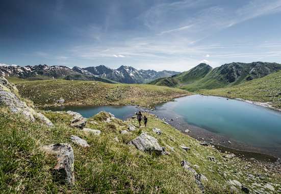 Wanderer am Gritzer See