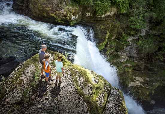 Doubs Wandern Wasserfall