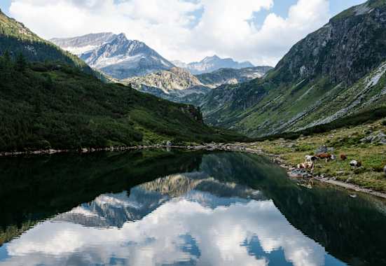 Schwarzsee in Salzburg im Nationalpark Hohe Tauern.