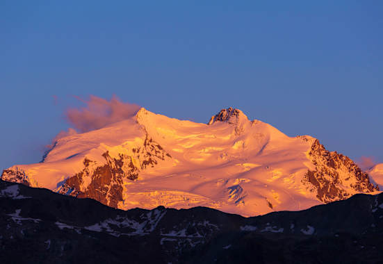 Schweiz: Dufourspitze in den Walliser Alpen