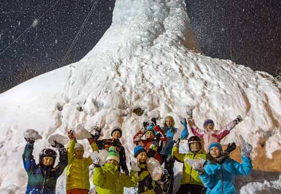 Eisklettern mit Kindern: Am Obergaisberg in den Kitzbüheler Alpen in Tirol