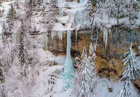 Eisklettern Ferlach Kärnten