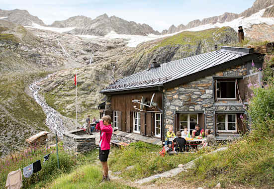 Die Voralphütte in den Urner Alpen