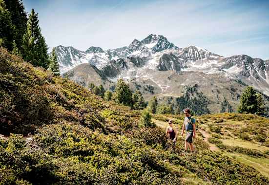 Wandern am Faltegartenköpfl  im Tiroler Ötztal
