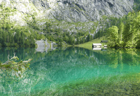 Fischunkelalm in den Berchtesgadener Alpen in Bayern