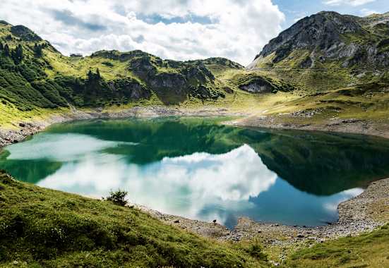 Formarinsee in den Lechtaler Alpen in Vorarlberg