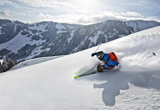 Freeriden in Saalbachs Winterwonderland