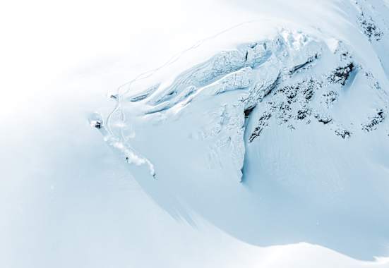 Freeriden am Kaunertaler Gletscher